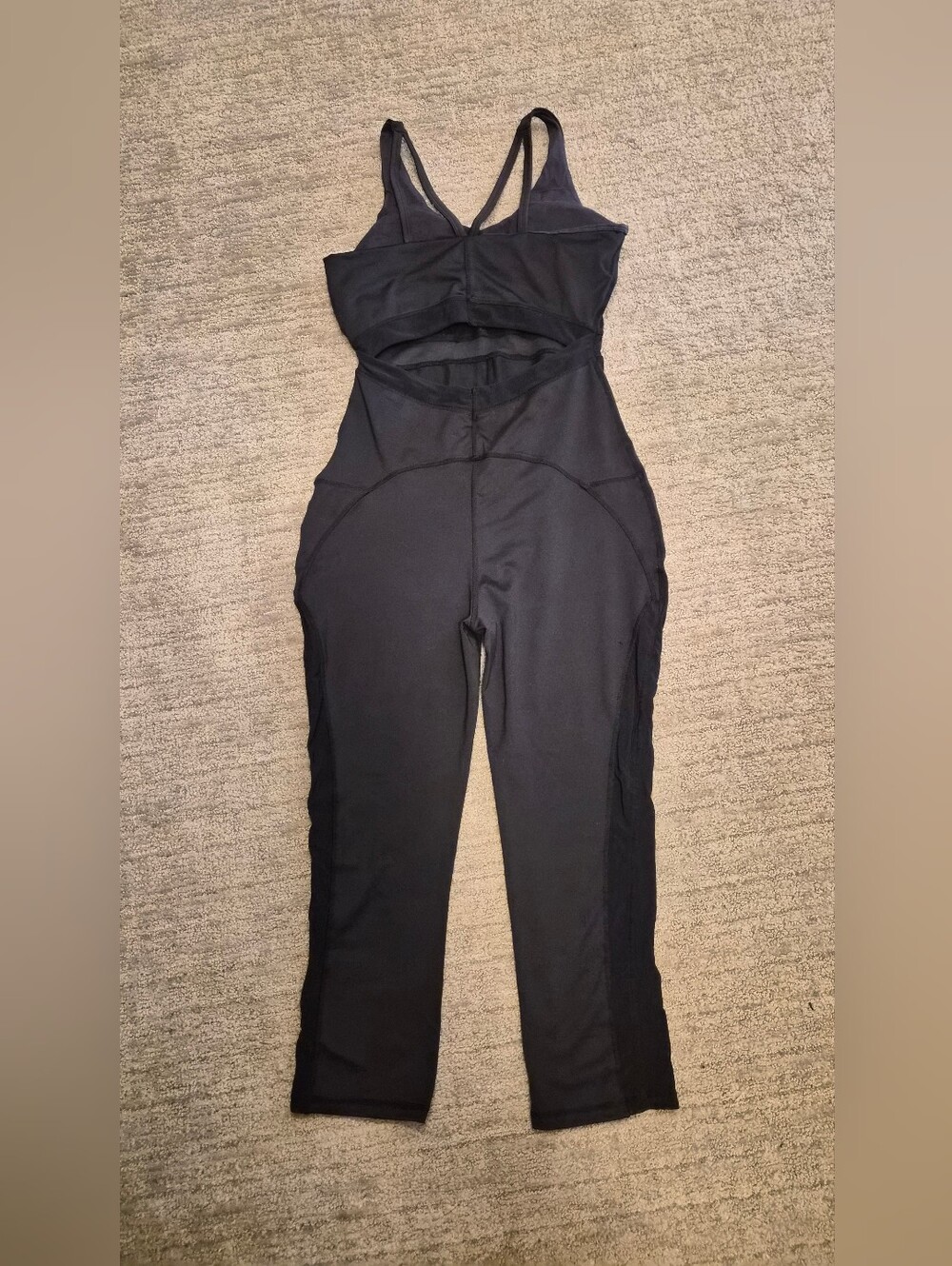Women’s Black Strappy Jumpsuit - Picture 4 of 9